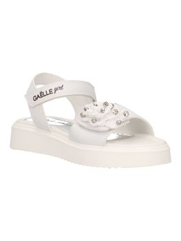 Sandalo Gaelle Paris GT0050S da bambina bianco.
