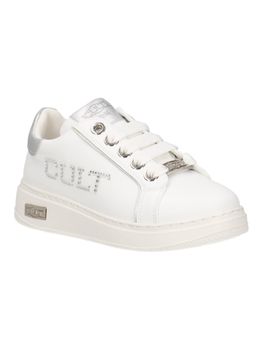 Sneakers Cult T-510 da bambina bianca+argento.