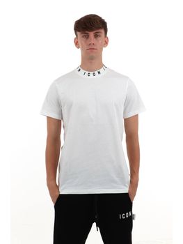 T-shirt Icon IUT042C da uomo bianca.
