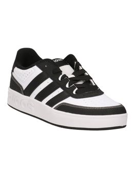 Sneakers Adidas JP9296 BREAKBASE J unisex bambini bianca+nera.