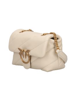 Tracolla Pinko 100039 A0F2 da donna bianca e oro.