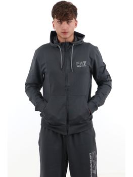 Felpa EA7 7M001314 AF13512 da uomo grigia.