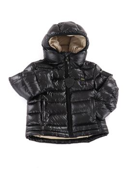 Piumino Blauer BLKC02273 005958 da bambino nero.