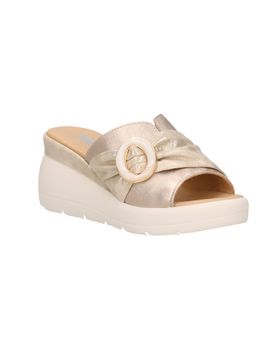 Ciabatta Melluso 019275 da donna platino.