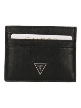 Portacarte Guess SMCSLE LEA25 da uomo nero.