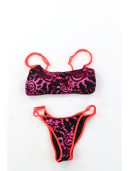 Bikini F**K 0802BK da donna nero e fuxia.
