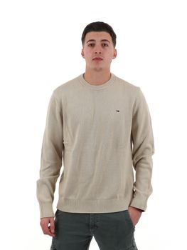 Maglione Tommy Jeans DM0DM21787 da uomo sand.