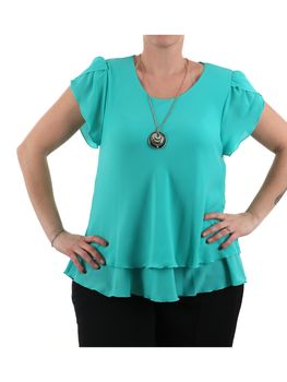 Blusa Lizalù F551XBECLIDER da donna smeraldo.