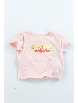 T-shirt Levi's 3EP887 da bambina pink.