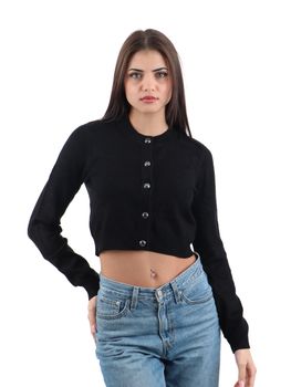 Cardigan Guess W5RR23 Z2YJ2 HOLLAND da donna nero.