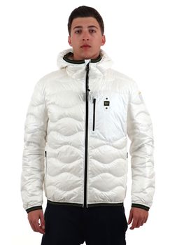 Piumino Blauer BLUC03012 006719 WAVE da uomo bianco.