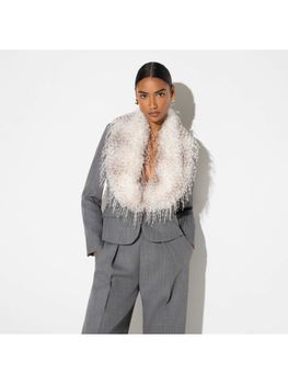 Giacca Elisabetta Franchi GI28967E2 da donna grigia.