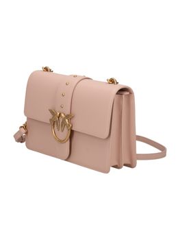 Borsa a tracolla Pinko 100053 A0F1 LOVE ONE da donna cipria+oro.