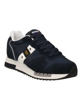 Sneaker Blauer S6QUEENS01 NUB da uomo navy e bianco.