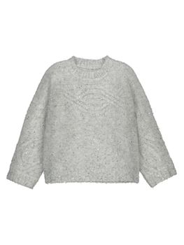 Maglione Mayoral 4306 da bambina argento.