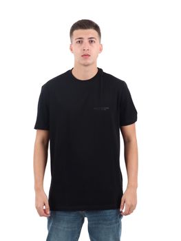 T-shirt Armani Exchange XM001281 AF10361 da uomo nera.