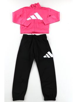 Tuta Adidas JC9633 da bambina rosa.