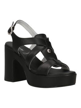 Sandalo Nero Giardini E616092D da donna nero.