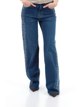 Jeans Emme Marella EMMCRESPO da donna denim scuro.