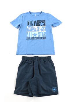 Set Converse 9CH259 da bambino blu.