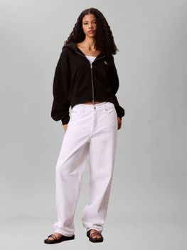 Felpa Calvin Klein Jeans LV047C216G da donna nera.