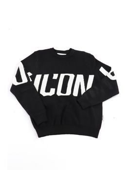 Maglione Icon IBSM001318 da bambino nero.