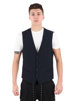 Gilet Antony Morato MMVS00012 00255 da uomo ink blu.