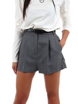 Shorts Elisabetta Franchi SH00767E2 da donna grigio.