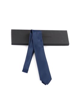 Cravatta Daniele Alessandrini DURC0003 da uomo blu.