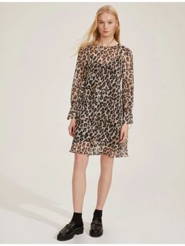 Abito Emme Marella OBBIA da donna beige e nero.