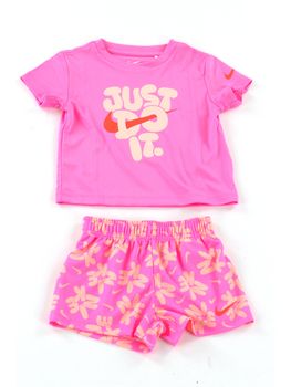Set Nike 36N914 da bambina fuxia.