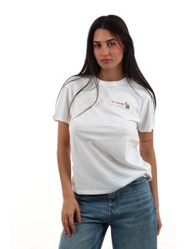 T-shirt MC2 Saint Barth EMI0001 09756L da donna bianca.