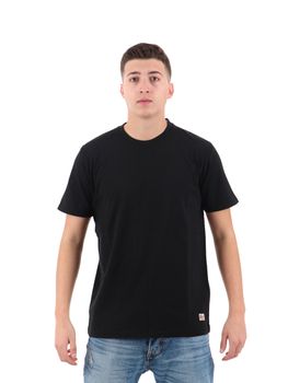 T-Shirt Roy Roger's RRU90049C7480 da uomo nera.