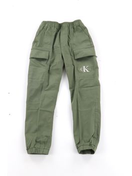 Pantalone Calvin Klein IB0IB02270 da bambino olive.