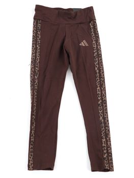 Leggins Adidas KZ2469 da bambina marrone.