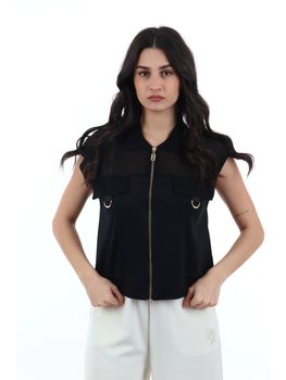 Gilet Liu Jo TA6231J3855 da donna nero.