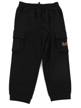 Pantalone EA7 7B000028 AF10380 da bambino nero+oro.