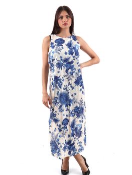 Vestito Emme Marella LIMONE 003 da donna panna e blu