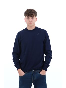 Maglioncino K-Way K4122YW da uomo blu.