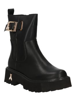 Stivaletto Patrizia Pepe PPJ967 da bambina nero+platino.