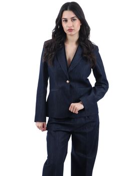 Giacca Yes Zee G431 WP01 da donna jeans scuro.