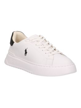 Sneakers Polo Ralph Lauren 809974097002 Rlite court da uomo bianca+nera.