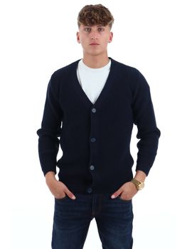 Cardigan Yos PJ2654 da uomo blu.