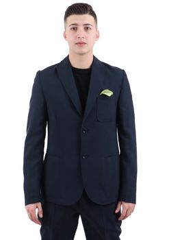 Giacca Daniele Alessandrini G3219S22024202 da uomo blu.