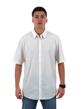 Camicia Armani Exchange XM001566 AF19193 da uomo bianca.