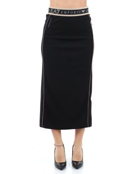Gonna EA7 7W000279 AF12501 da donna nera.