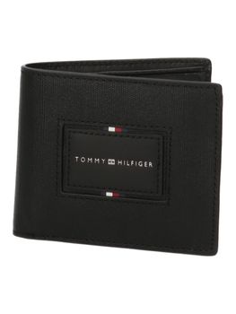 Portafoglio Tommy Hilfiger AM0AM14505 da uomo nero.