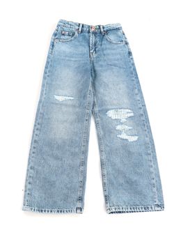 Jeans Guess J6RA13 D45E0 da bambina jeans scuro.