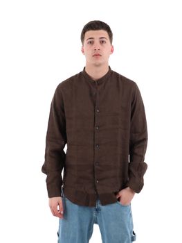 Camicia Yos 9434900 da uomo cioccolato.