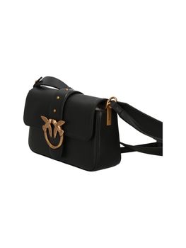 Tracolla Pinko 104340 A0QO MINI SLOUCHY da donna nero+oro.